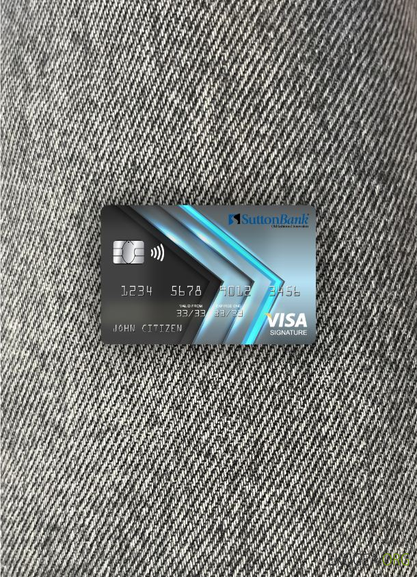 USA Ohio SUTTON banque visa carte signature photolook ,